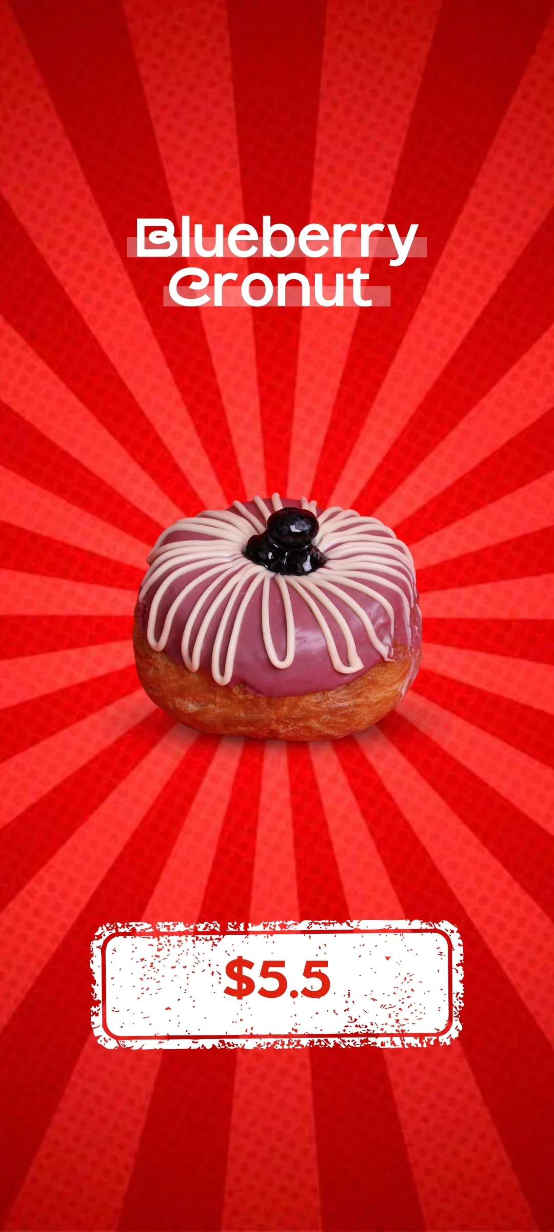 Blueberry Cronut